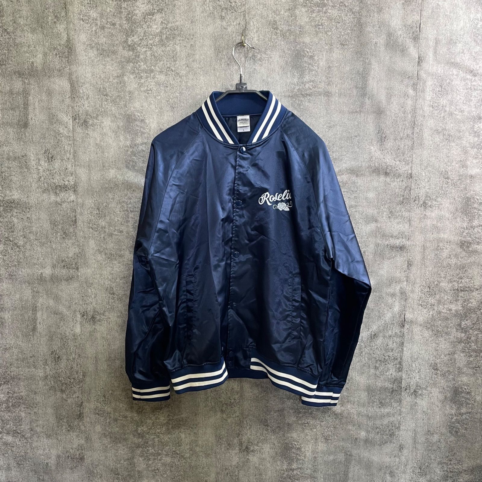 Y-150】ガールズバンドパーティ スタジャン ネイビー Lサイズ ブルゾン