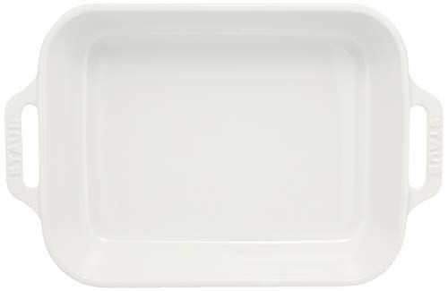 新品】staub ストウブ 「 レクタンギュラー ディッシュ ホワイト 27