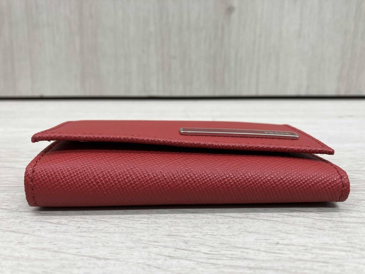 PRADA 6連キーケース／レッド 箱付き ギャランティカード付き - メルカリ