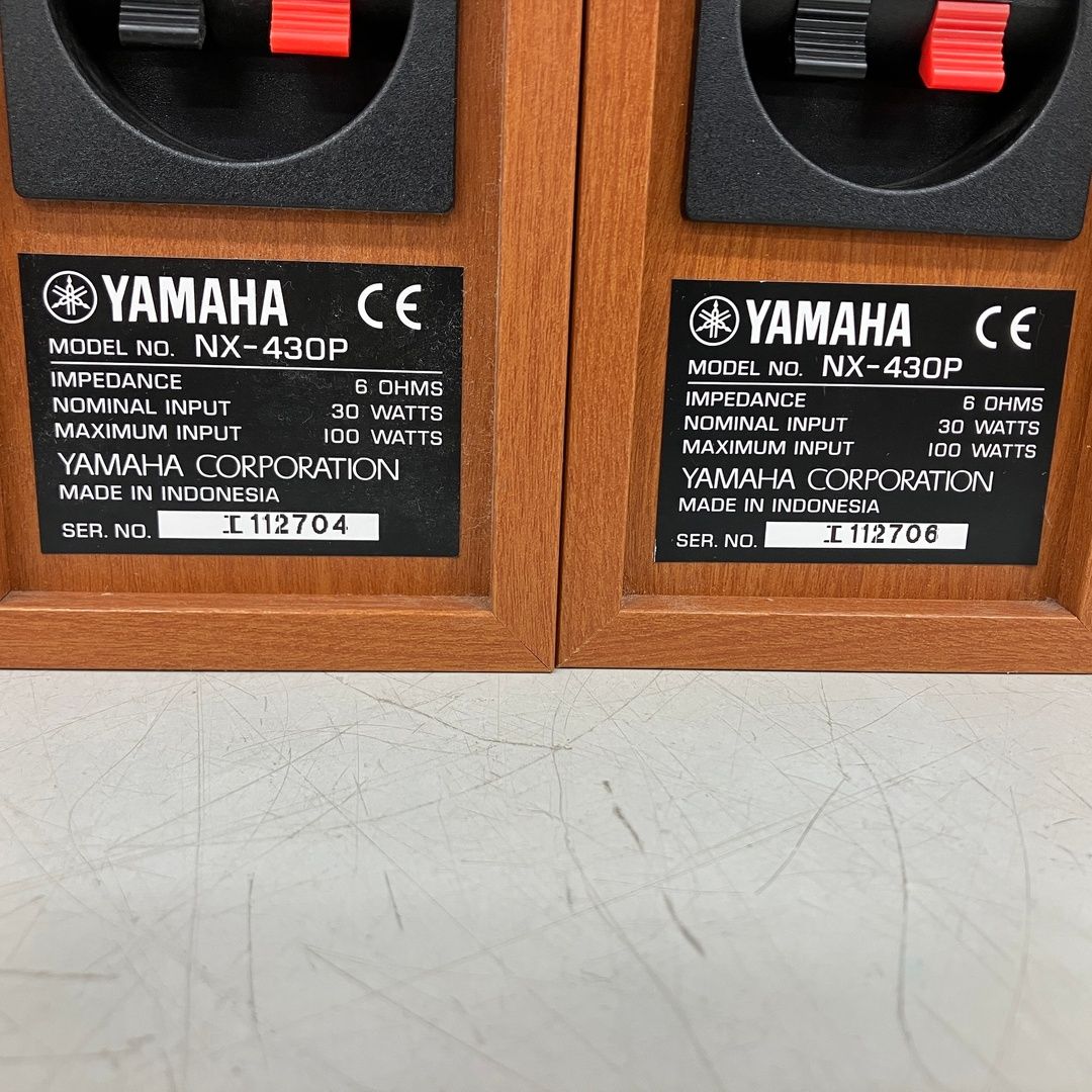 YAMAHA NX-430P 小型ブックシェルフスピーカー ペア ヤマハ サラウンド
