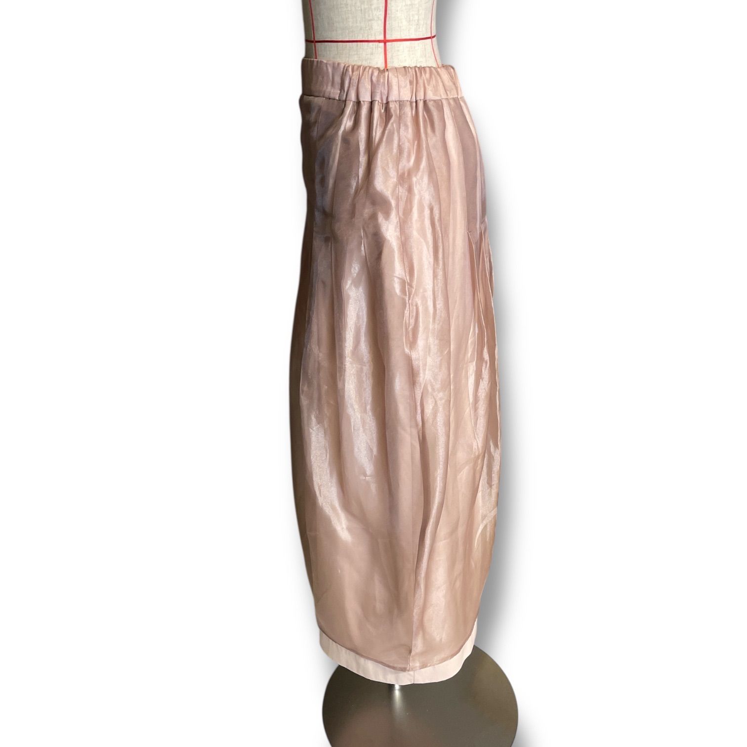 MACHATT マチャット オーガンジーレイヤードスカート ロングスカート