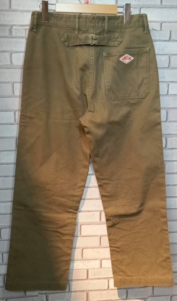 ビームス取扱♪ダントンDANTONコットン100%使えるベイカーパンツ♪ DANTON ダントン 綿パン ベイカーパンツ カーキー 38 サイズМ - メルカリ