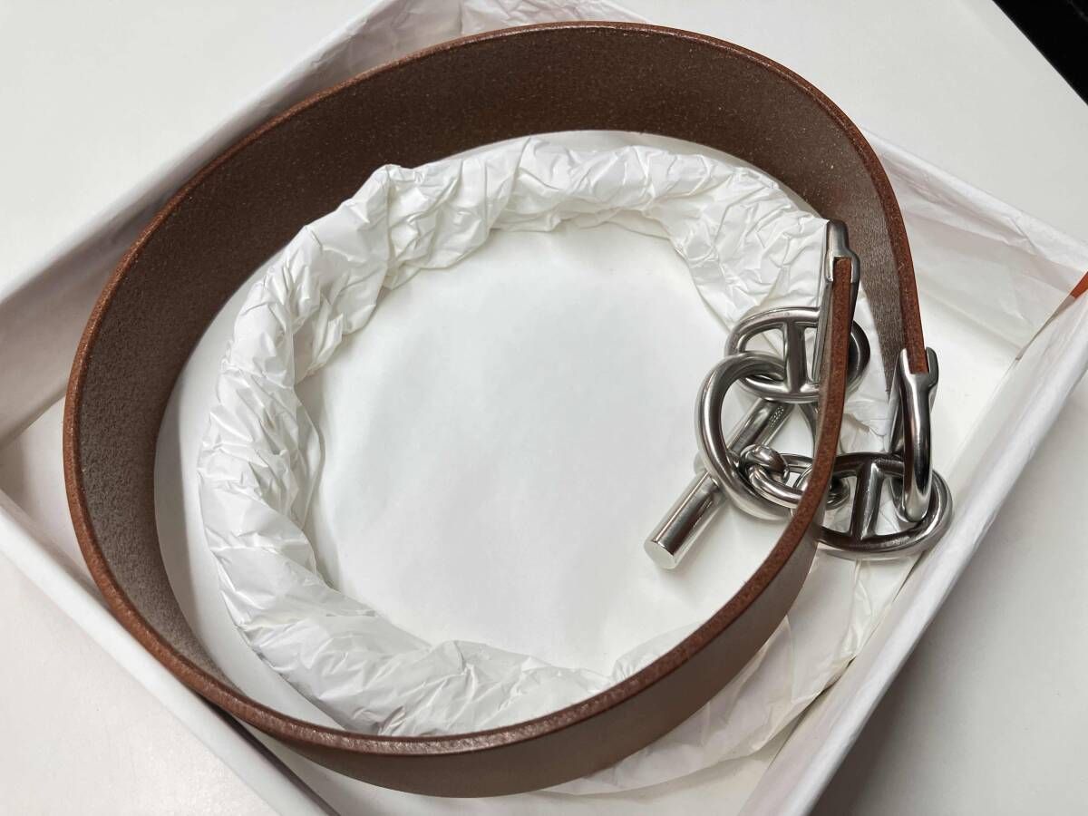 HERMES／シェーヌダンクルベルト／70サイズ／箱有／エルメス／ベルト