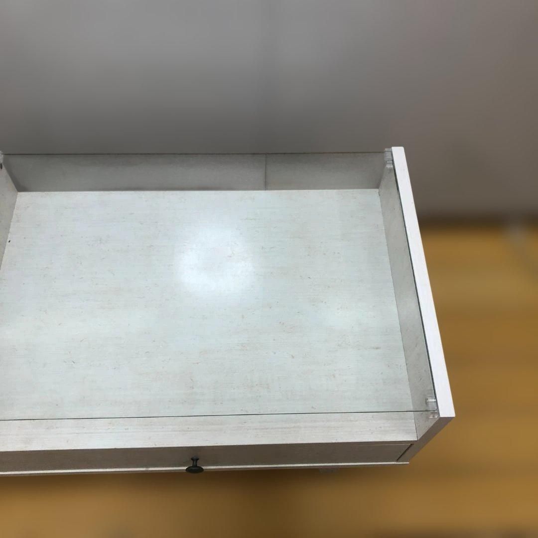 ニトリ ドレッサーテーブル リズバレー SLM9040T 鏡付き ロータイプ