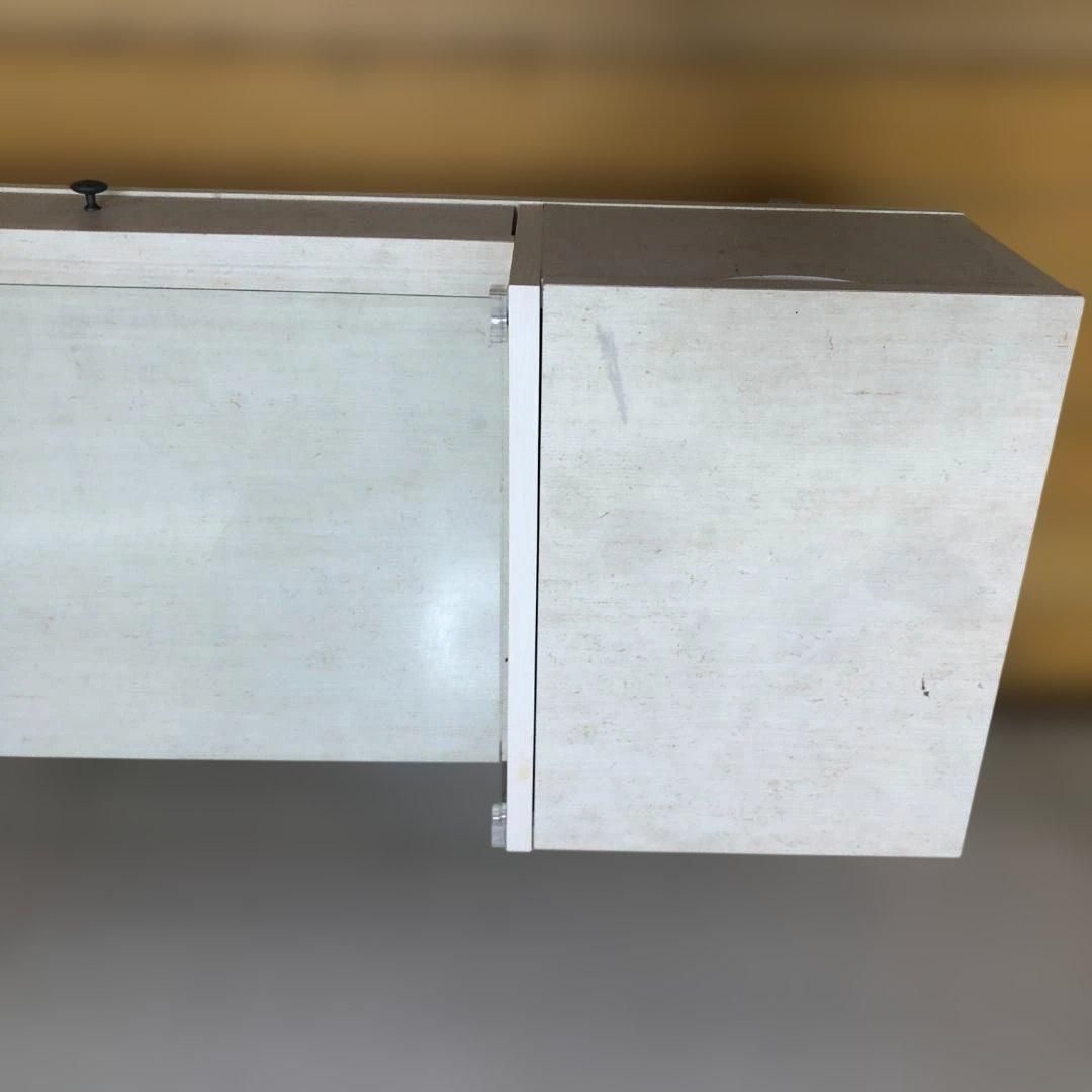 ニトリ ドレッサーテーブル リズバレー SLM9040T 鏡付き ロータイプ