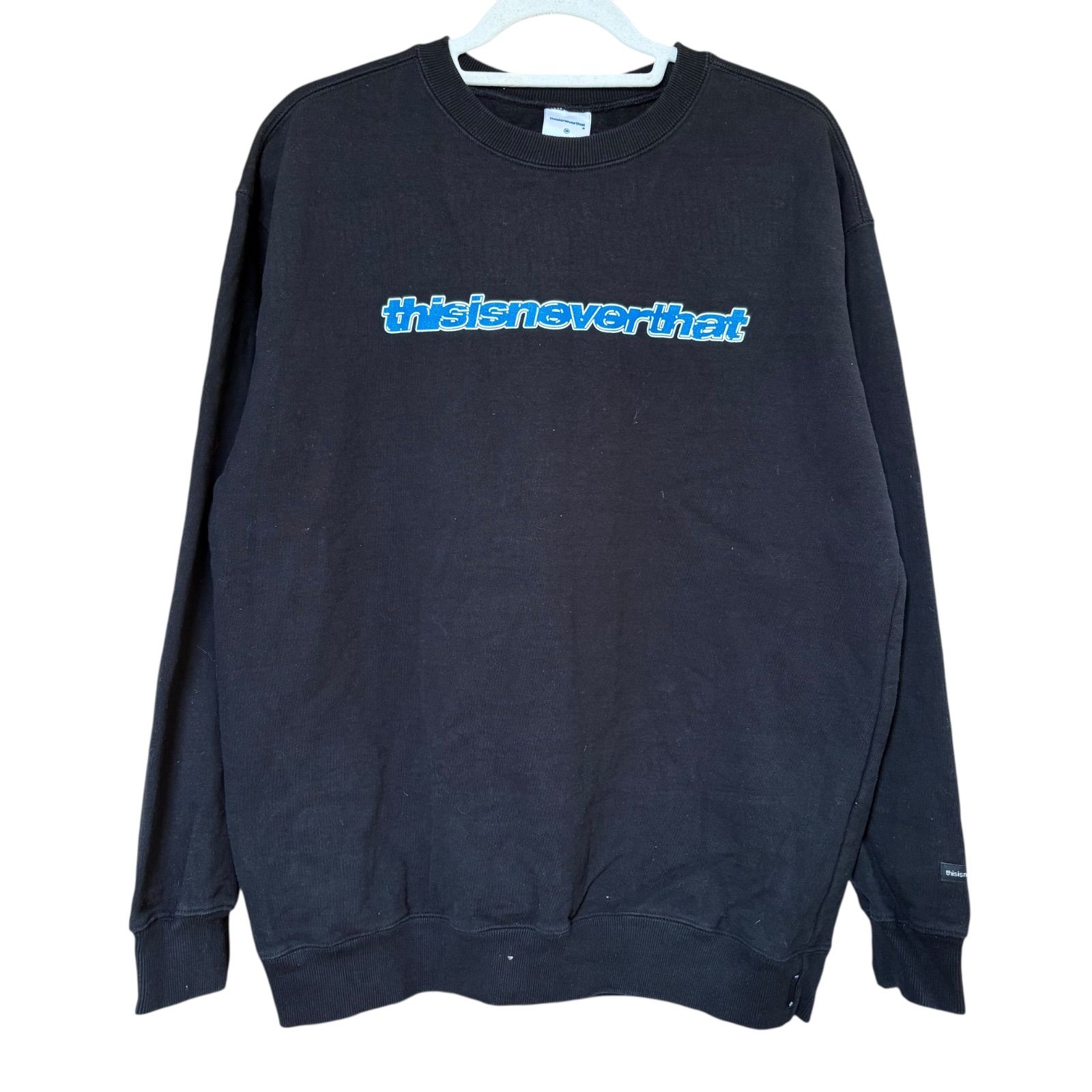 thisisneverthat ブラック スウェット M thisisneverthat」 スウェット