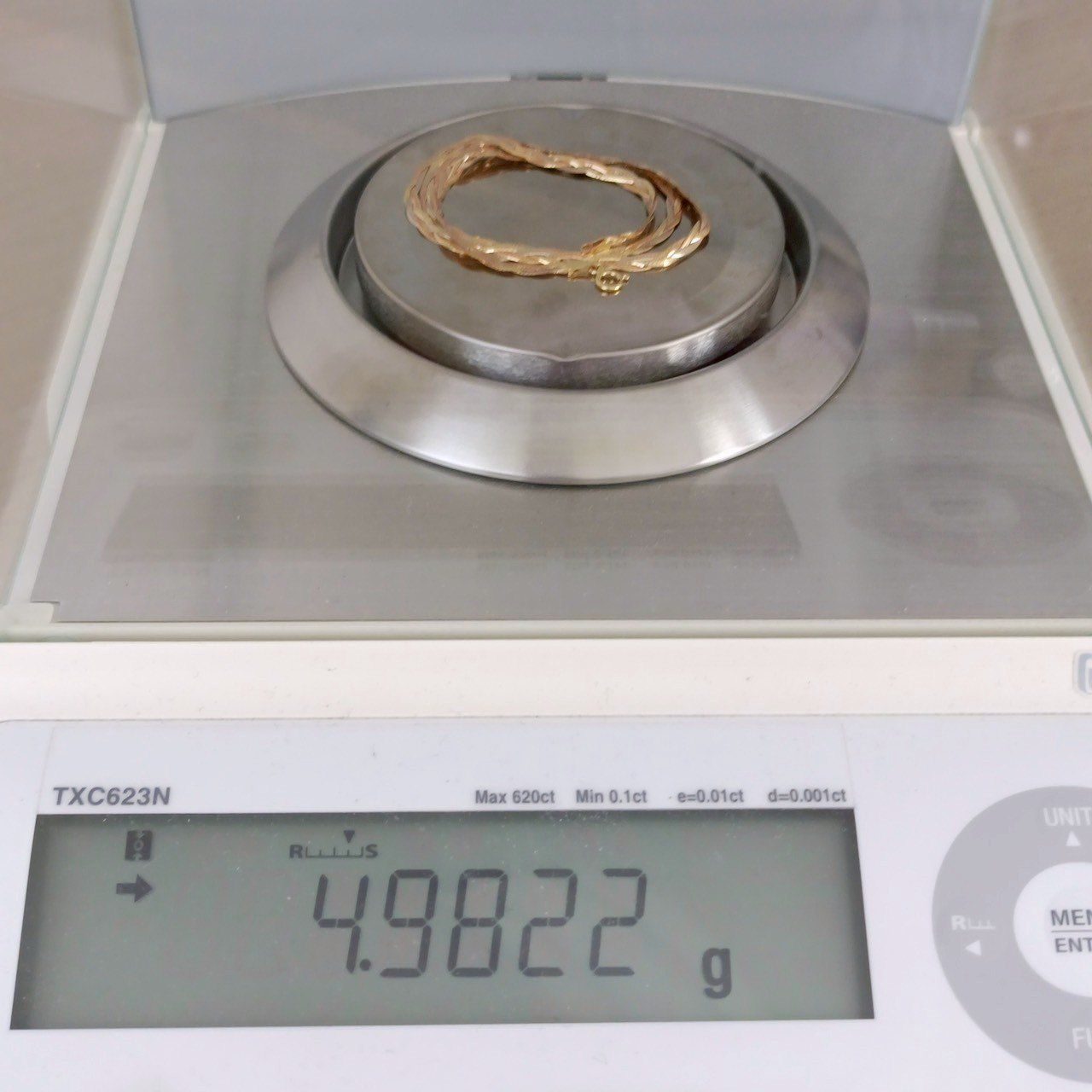 18金 K18 男女兼用 スリーカラーネックレス 4.98g 40.5㎝ Z76 - メルカリ