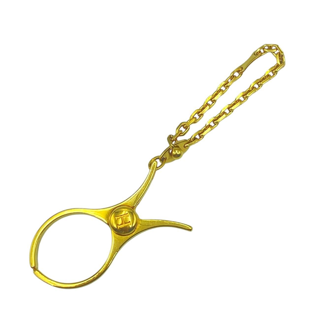 極美品 HERMES エルメス グローブホルダー ゴールド Hロゴ - メルカリ