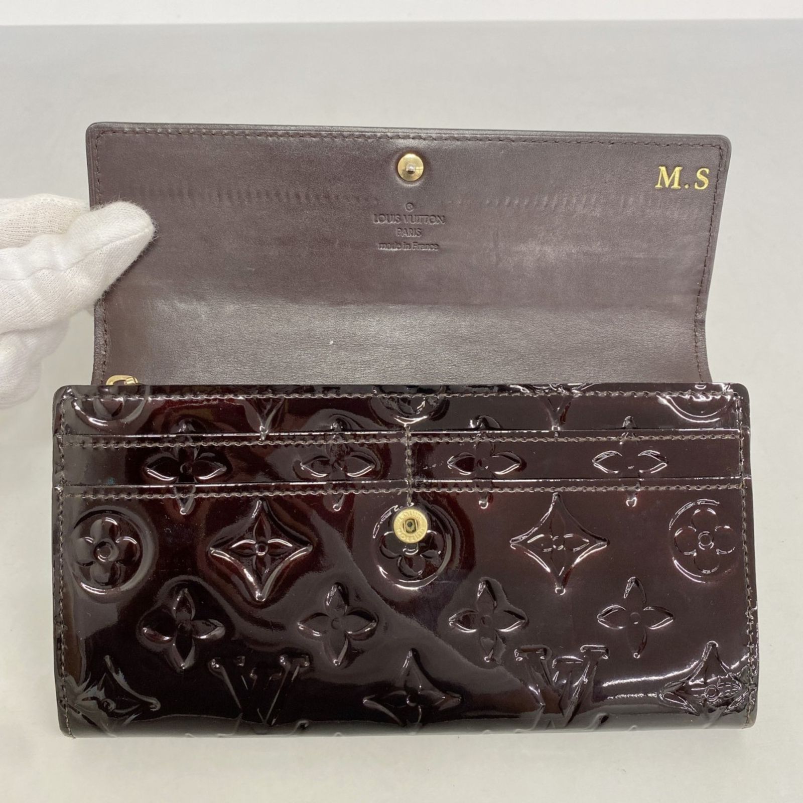 ルイ・ヴィトン(Louis Vuitton) ルイ・ヴィトン 長財布 ヴェルニ