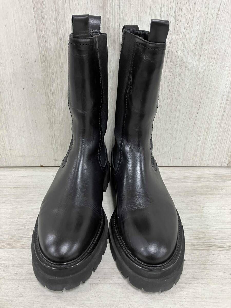 PASCUCCI/パスクッチ/ブーツ/チェルシーブーツ/ブラック/サイズ 37/21