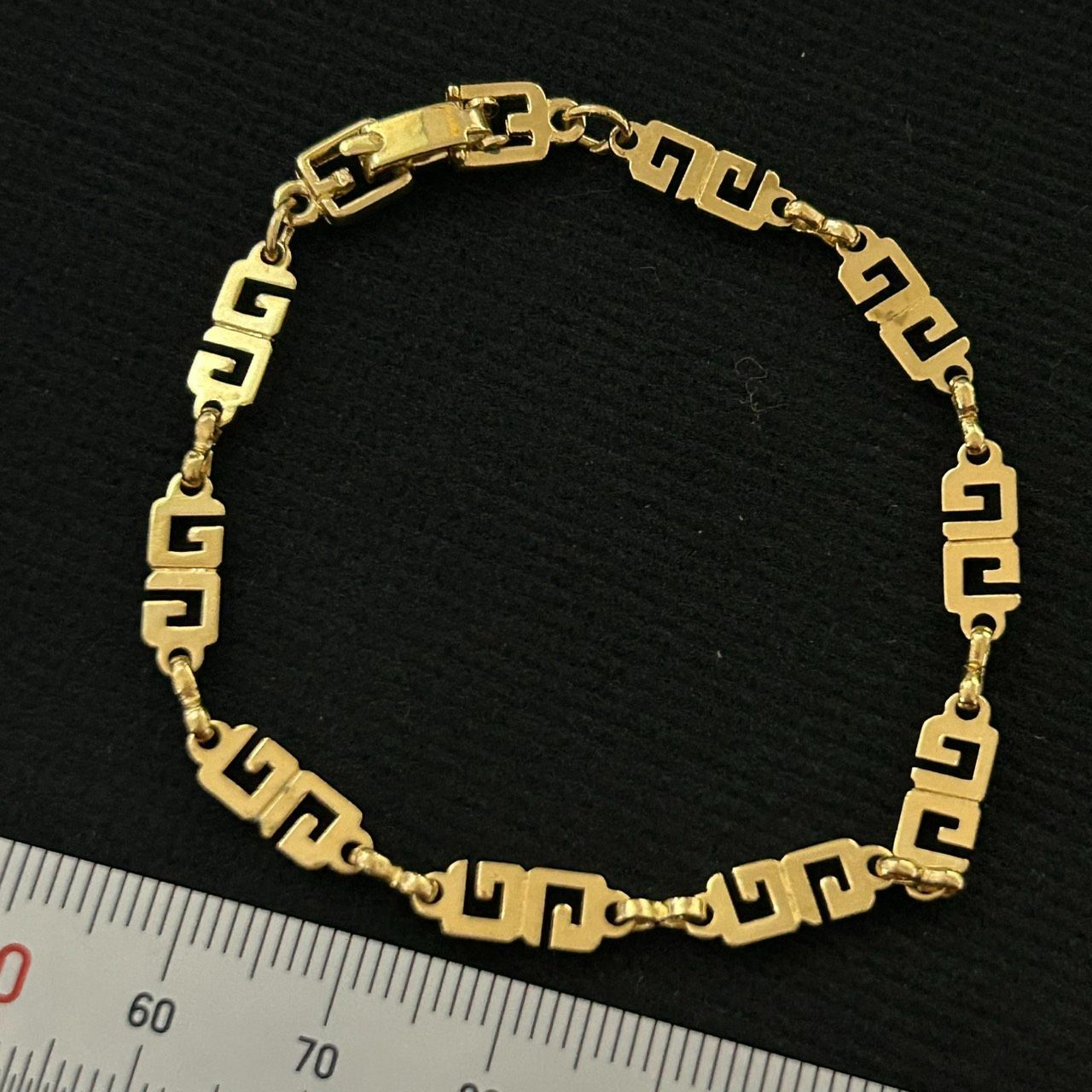 良品】GIVENCHY ジバンシー ブレスレット ゴールド Gモチーフ チェーン