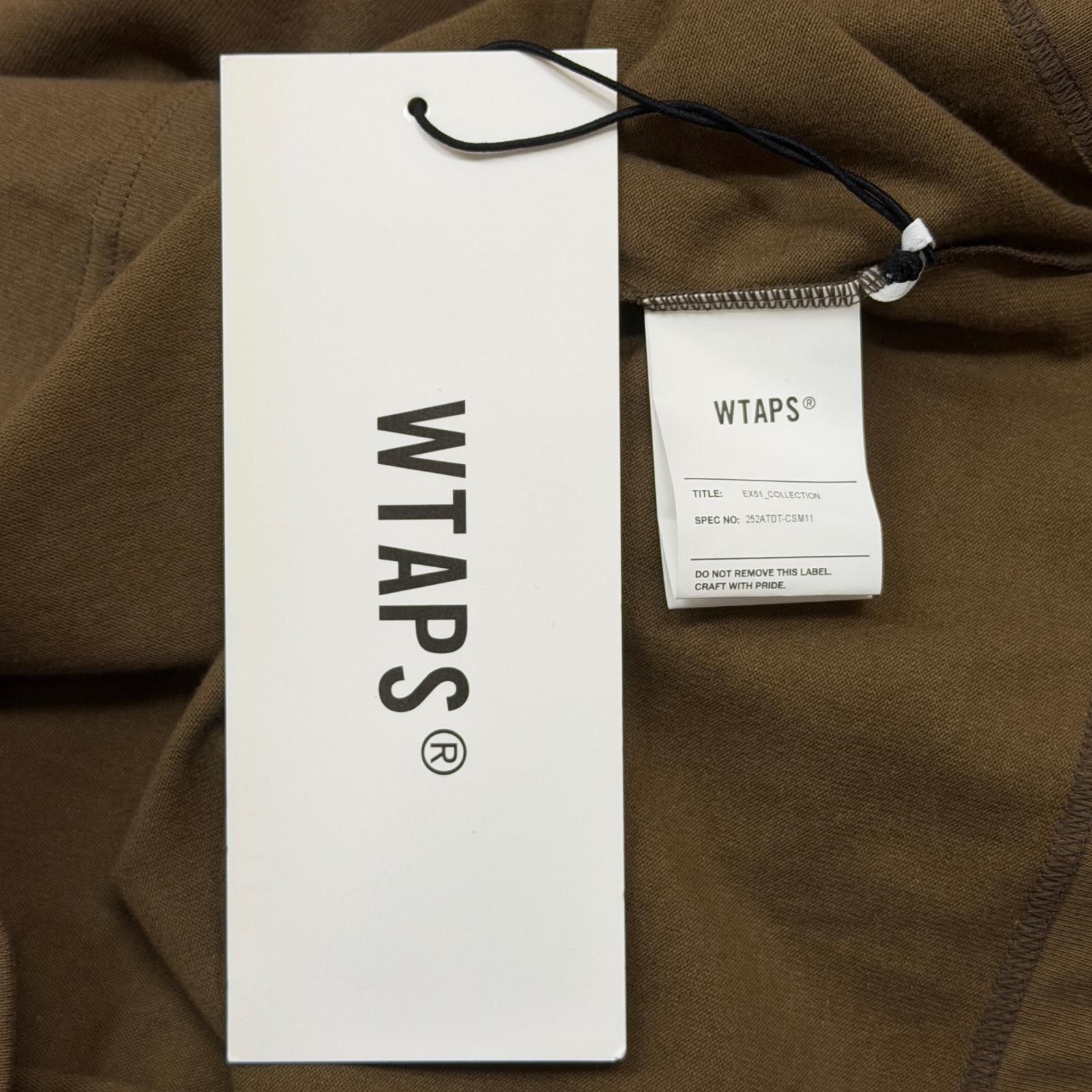未使用 WTAPS 25AW AII / LS / COTTON 胸ポケット 長袖Tシャツ