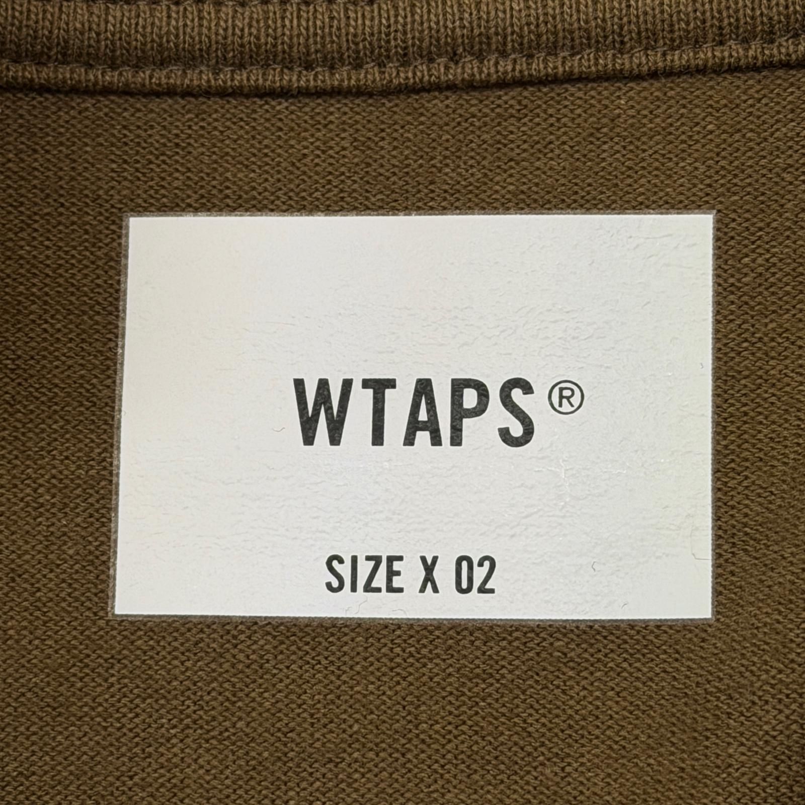 未使用 WTAPS 25AW AII / LS / COTTON 胸ポケット 長袖Tシャツ