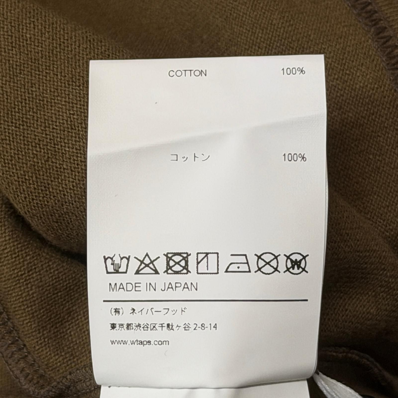 未使用 WTAPS 25AW AII / LS / COTTON 胸ポケット 長袖Tシャツ