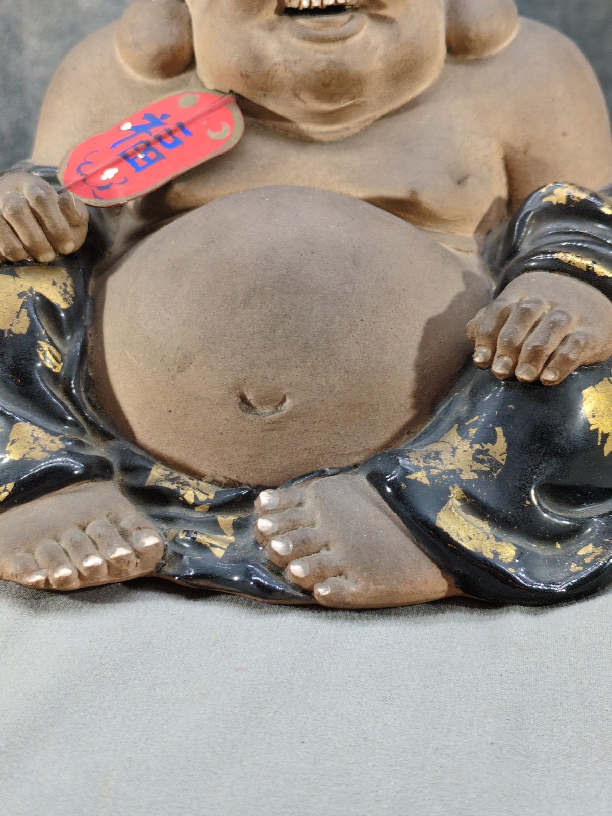 布袋尊 置物 陶器 七福神 縁起物 共箱入 民芸 布袋様 福神 A711 - メルカリ