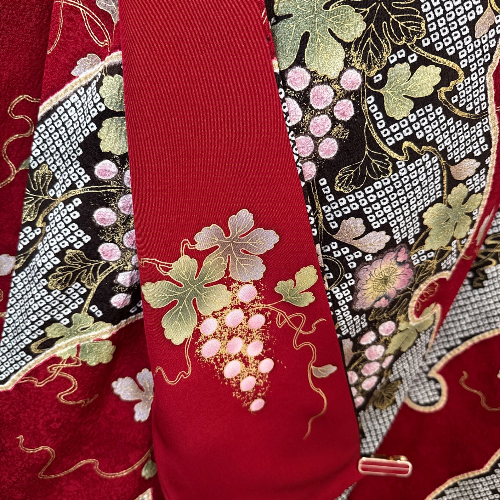 豪華振袖フルセット(6点)・袋帯・半衿・重ね衿・帯揚げ・帯締め
