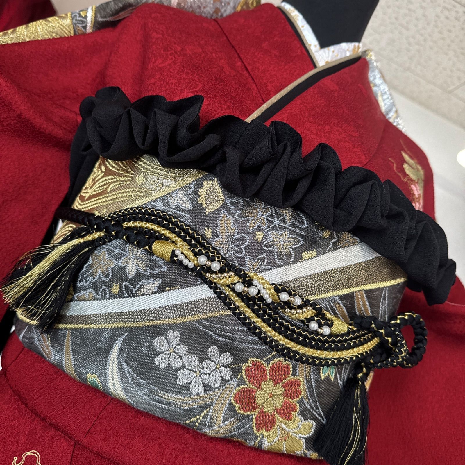 豪華振袖フルセット(6点)・袋帯・半衿・重ね衿・帯揚げ・帯締め