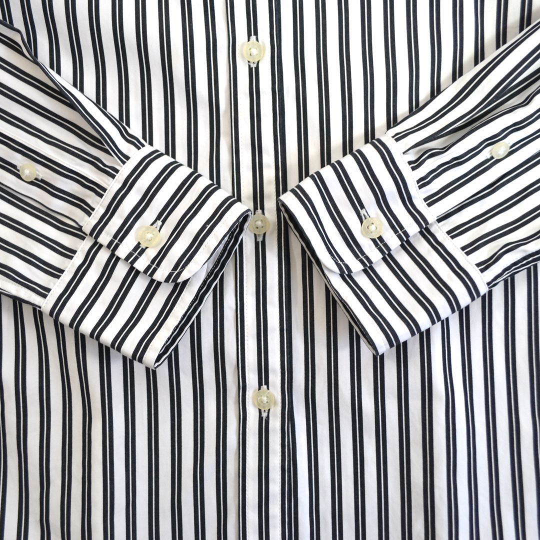 Ralph laurenラルフローレン コットン製 胸イニシャル刺繍ストライプ