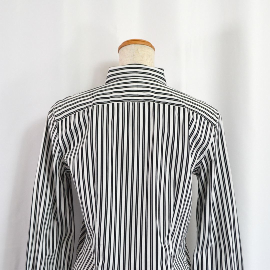 Ralph laurenラルフローレン コットン製 胸イニシャル刺繍ストライプ