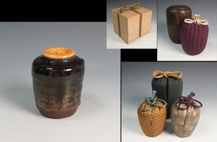 古瀬戸茶入 替え仕覆添 黒柿 挽家 3点セット 茶道具 - メルカリ