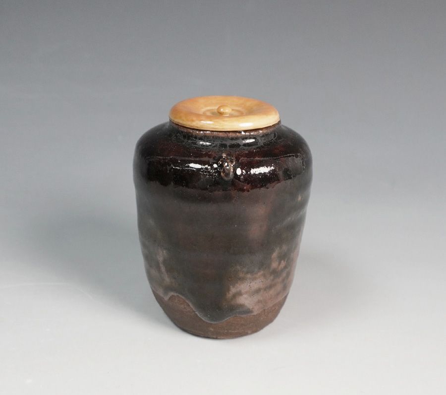 古瀬戸茶入 替え仕覆添 黒柿 挽家 3点セット 茶道具 - メルカリ