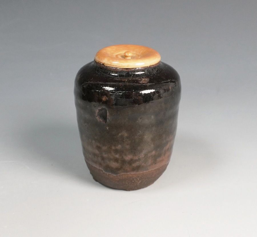 古瀬戸茶入 替え仕覆添 黒柿 挽家 3点セット 茶道具 - メルカリ