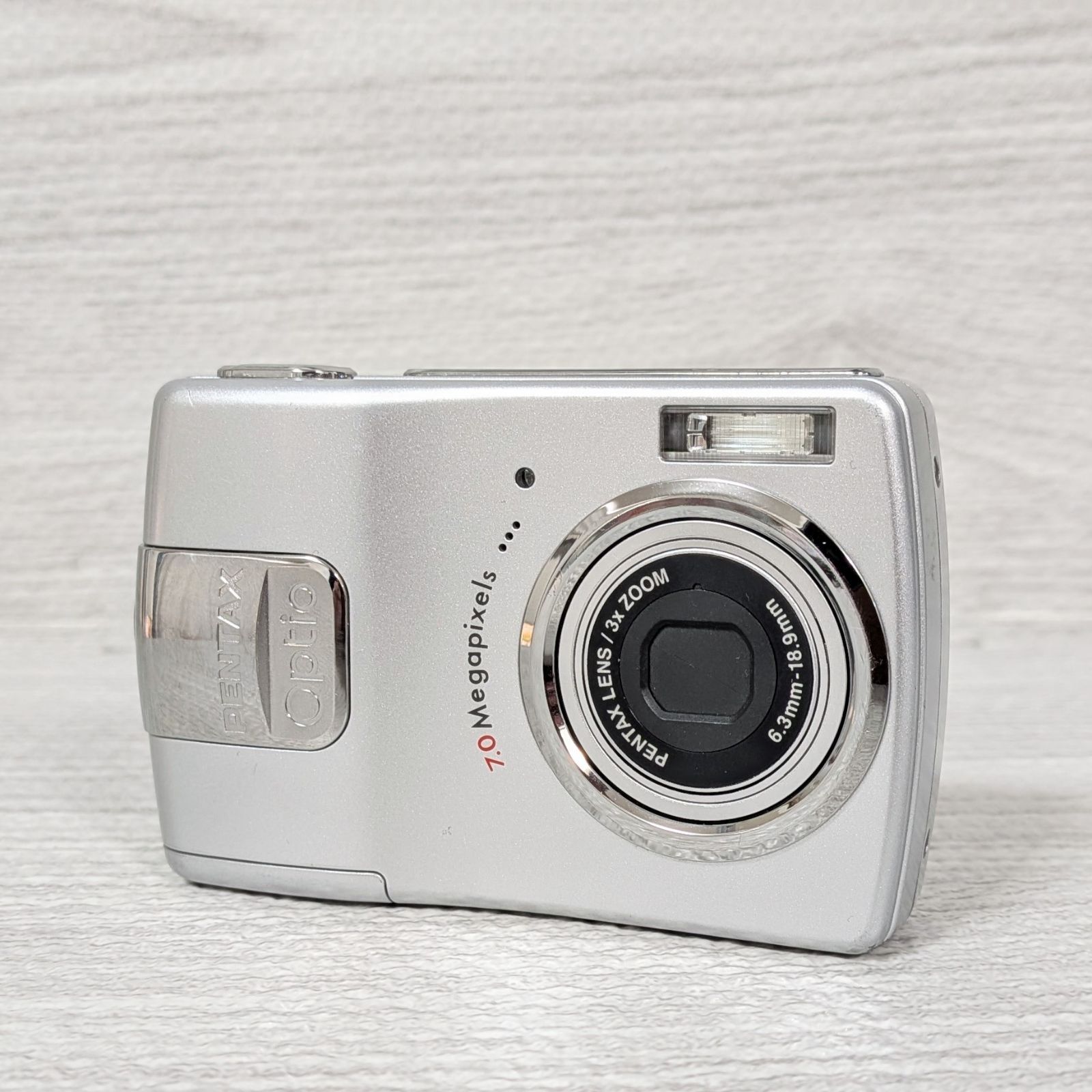 PENTAX ペンタックス Optio M20 シルバー 単3電池駆動 デジカメ