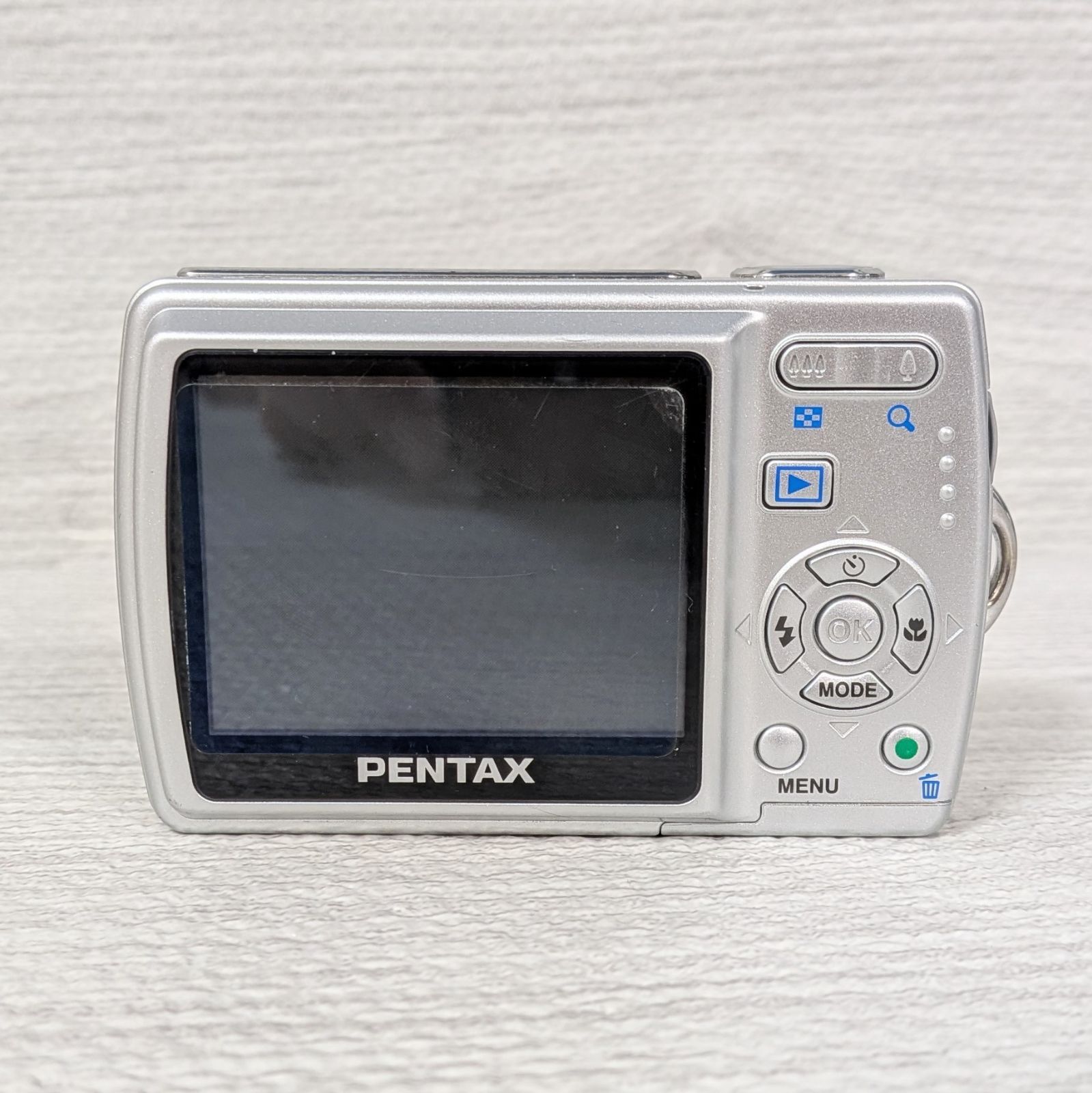 PENTAX ペンタックス Optio M20 シルバー 単3電池駆動 デジカメ