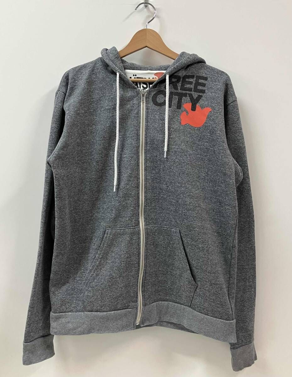 FREECITY フリーシティ パーカー サイズL ポリエステル コットン