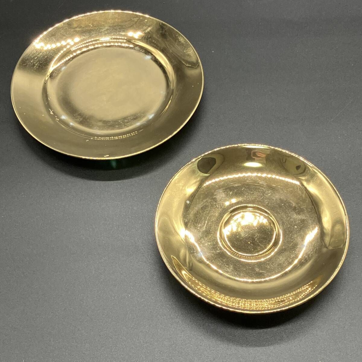 オールドノリタケ ゴールド ラスター アンティーク プレート 2枚セット