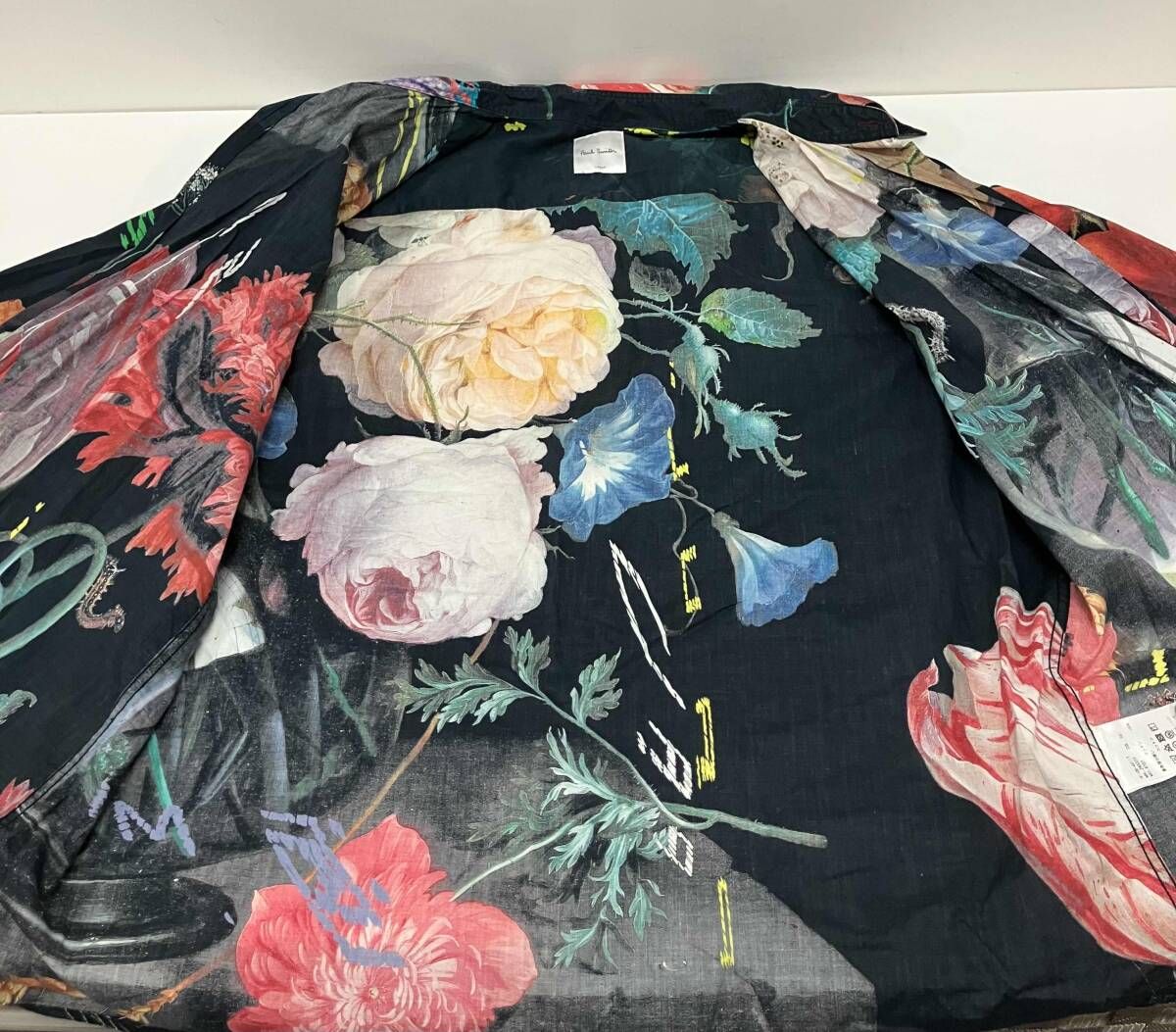 PAUL SMITH ポール・スミス MK.293323 長袖シャツ 総柄 花柄 サイズL