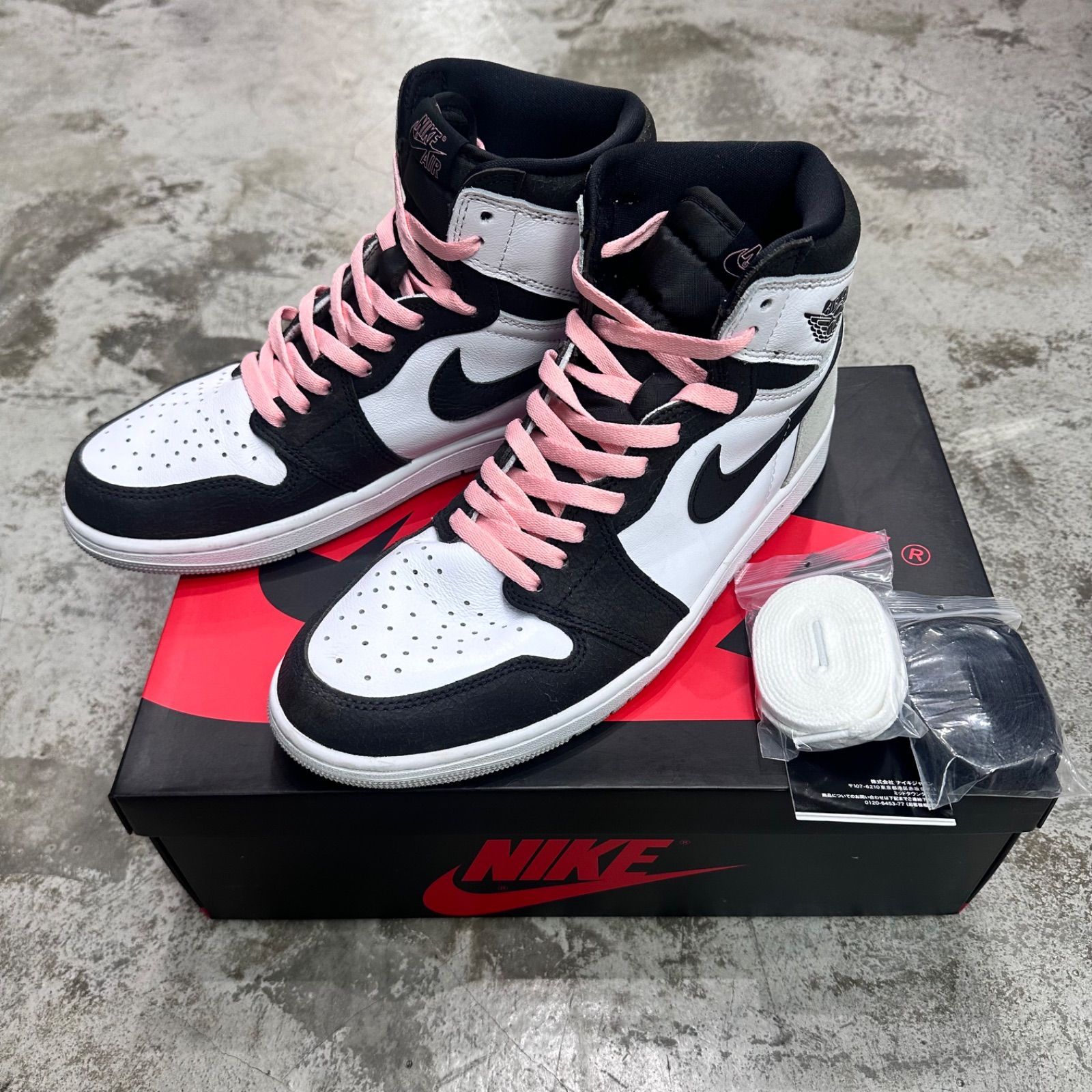 NIKE Air Jordan 1 High OG Bleached Coral ジョーダン1 スニーカー