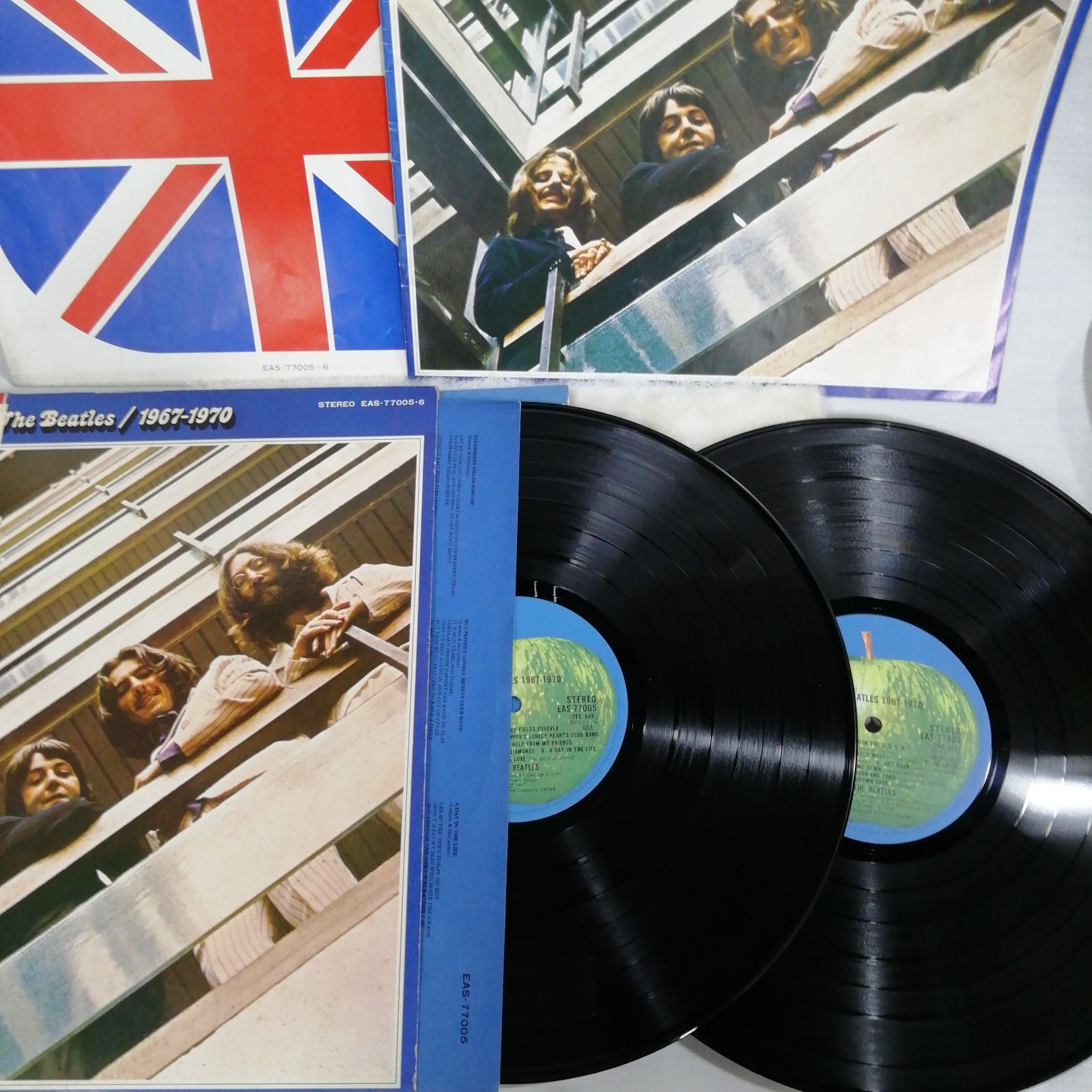 ビートルズ Beatles「リボルバー」「青盤 1967～1970 2枚組」LP盤 
