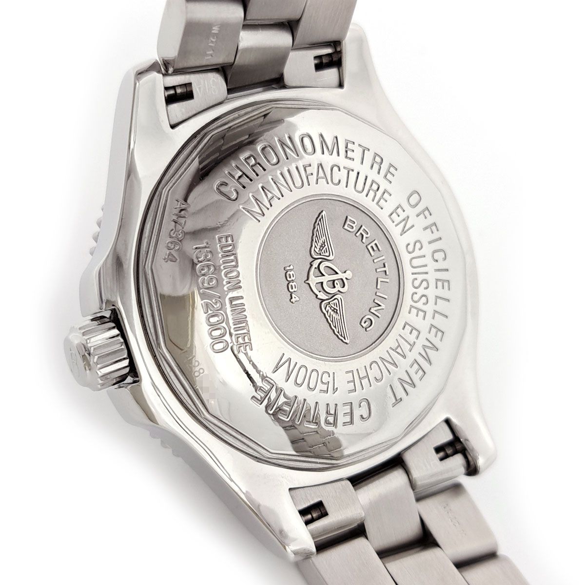  ブライトリング スーパーオーシャン42 A17364 自動巻き ステンレススティール メンズ BREITLING 時計 Vネック 自動巻き時計 腕時計(アナログ)