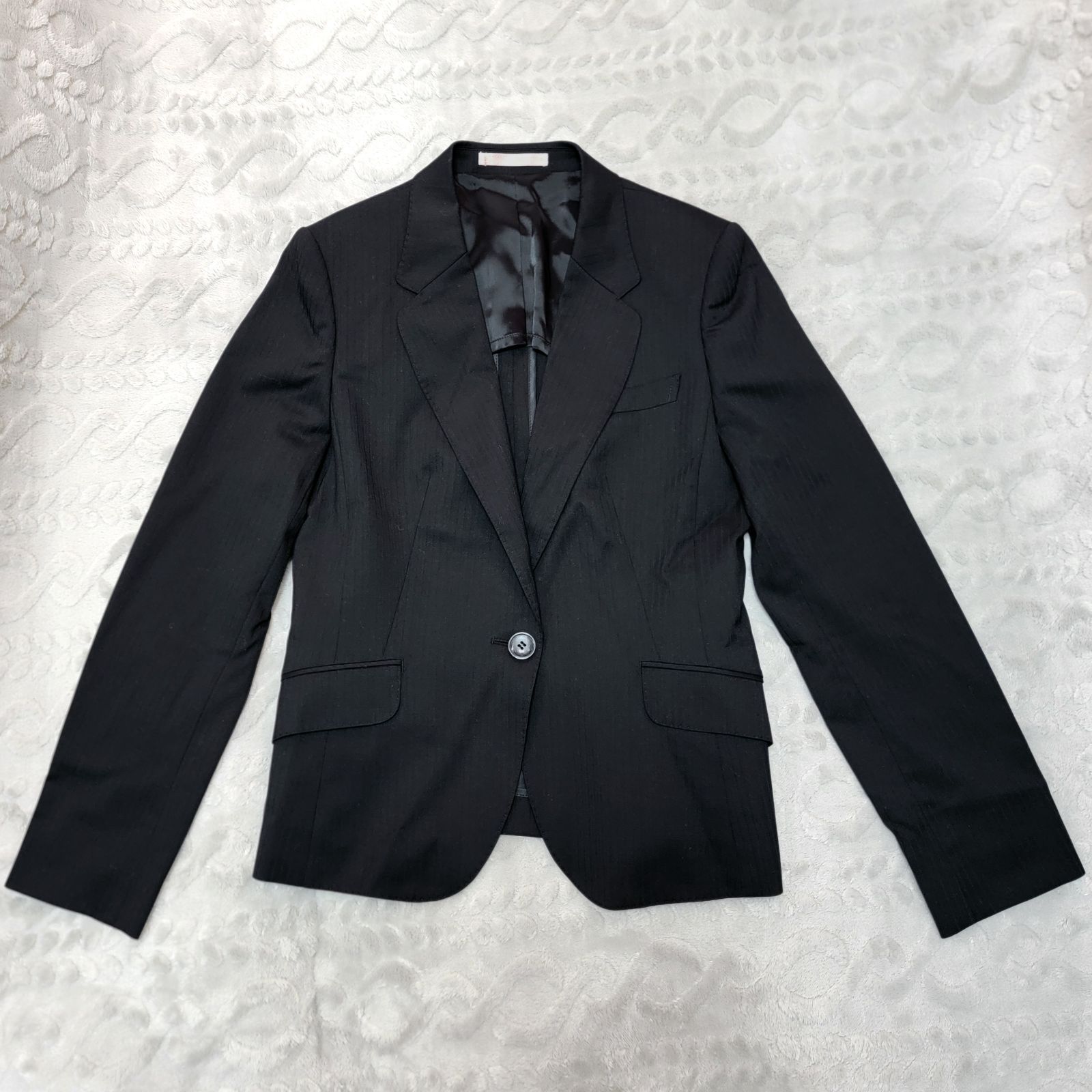 訳あり】LES MUES Femme テーラードジャケット L レディース ブラック