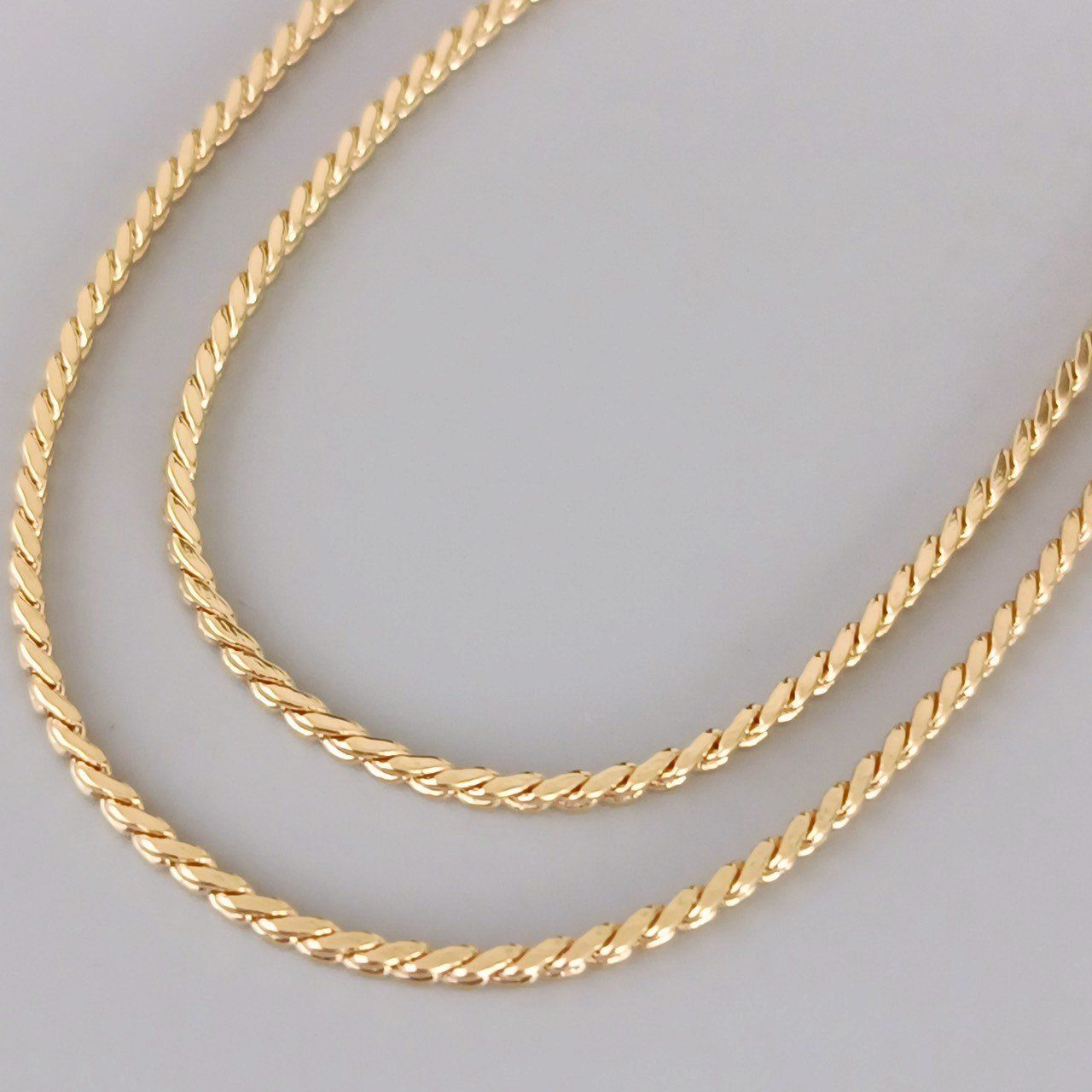 18金 K18 男女兼用 造幣局 デザインネックレス 6.48g 40.5㎝ Z79