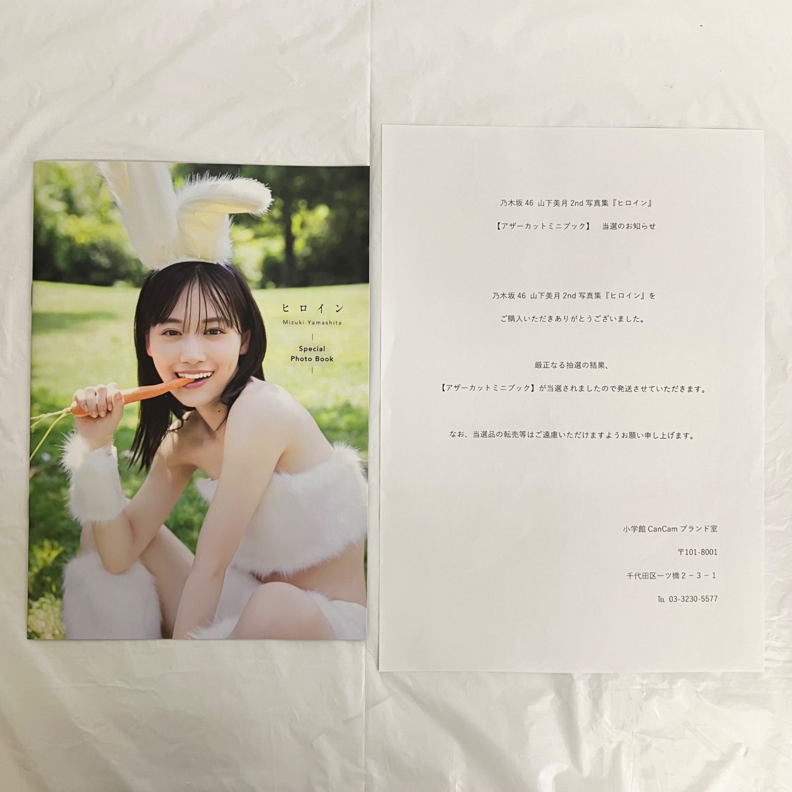 乃木坂46 山下美月 2nd 写真集 『ヒロイン』 アザーカットミニブック