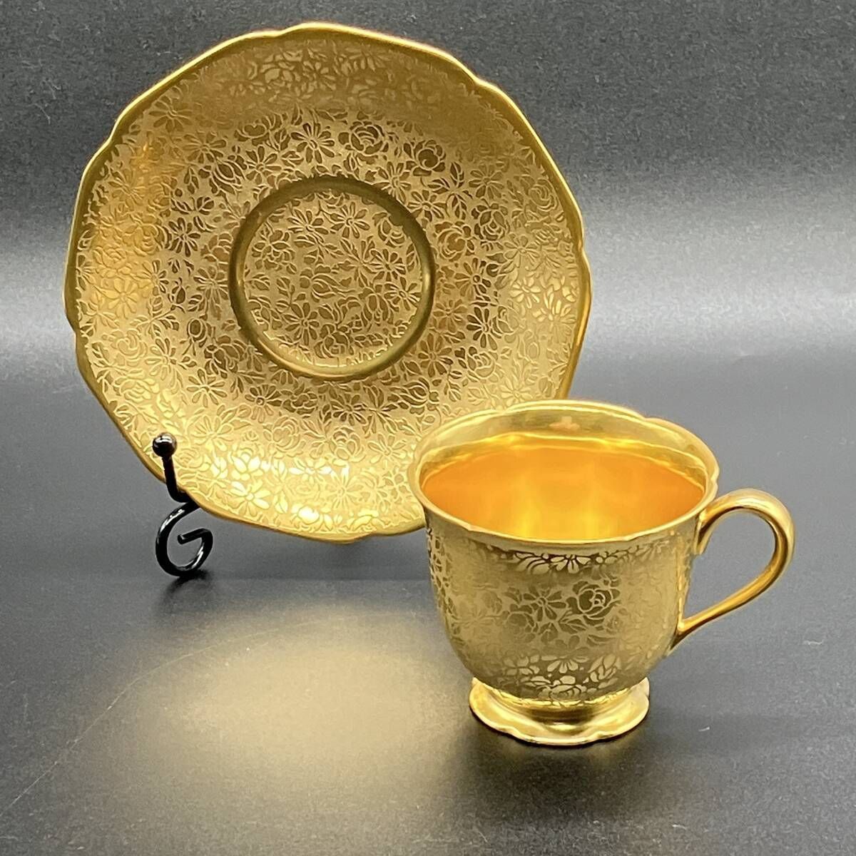 ピッカード (PICKARD) キャビネット デミタス カップ＆ソーサー 金彩