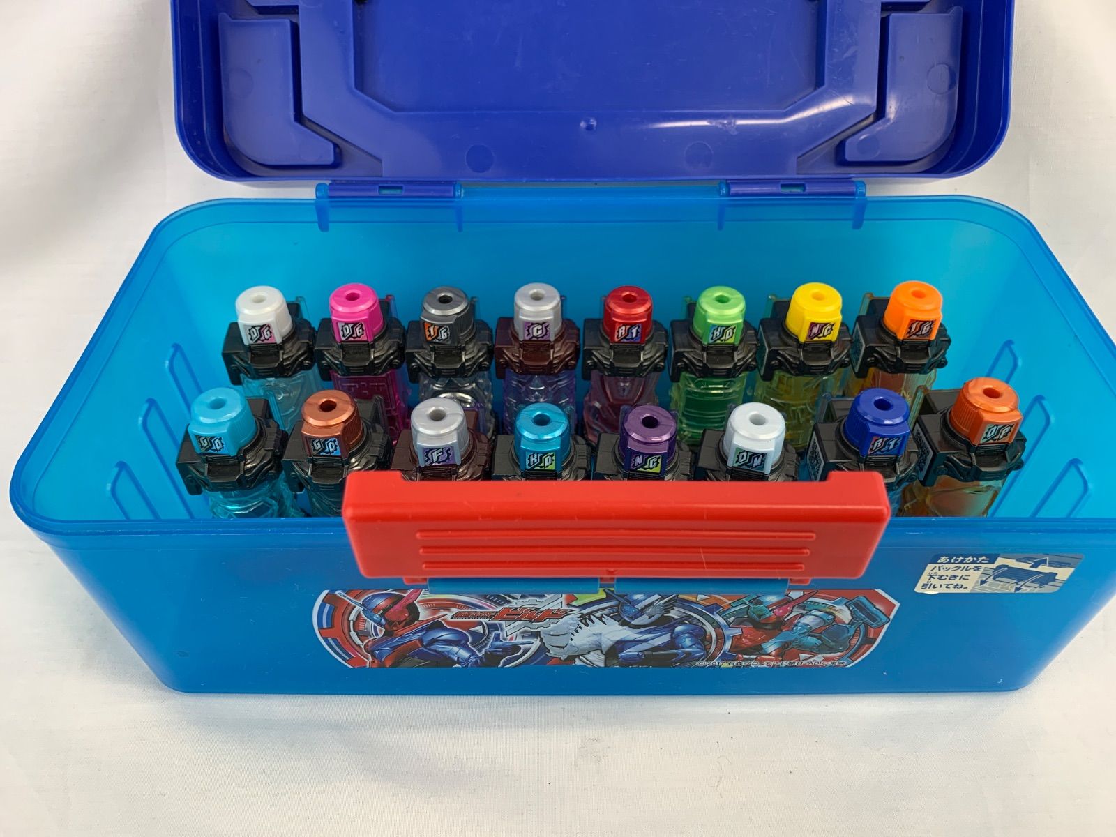 C-7 仮面ライダービルド フルボトル16本セット 収納ボックス付き