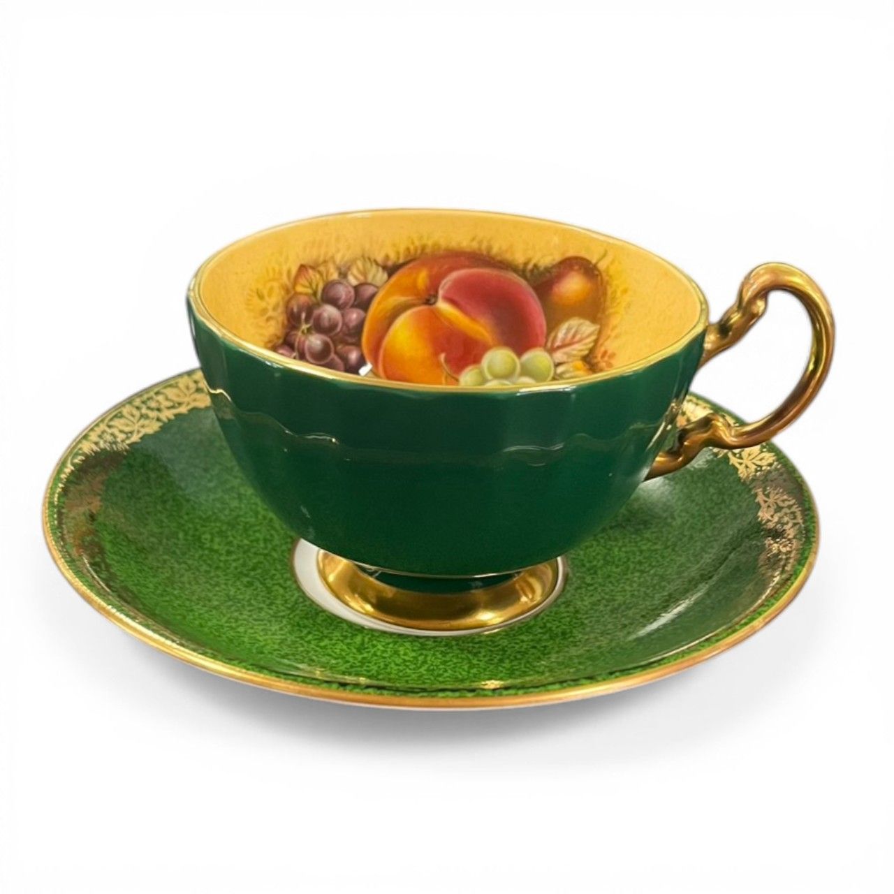 AYNSLEY/エインズレイ カップ＆ソーサー オーチャードゴールド 金彩