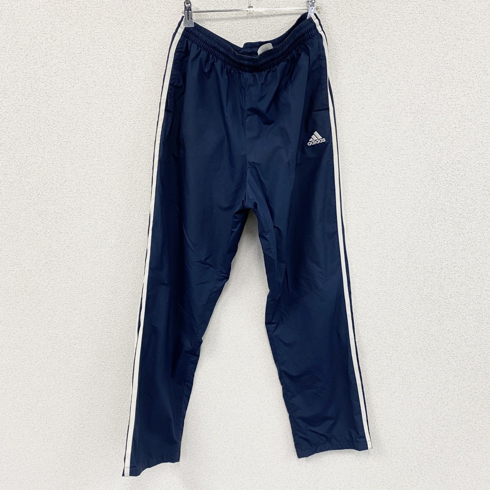 古着 used adidas アディダス トラックパンツ ジャージパンツ 紺