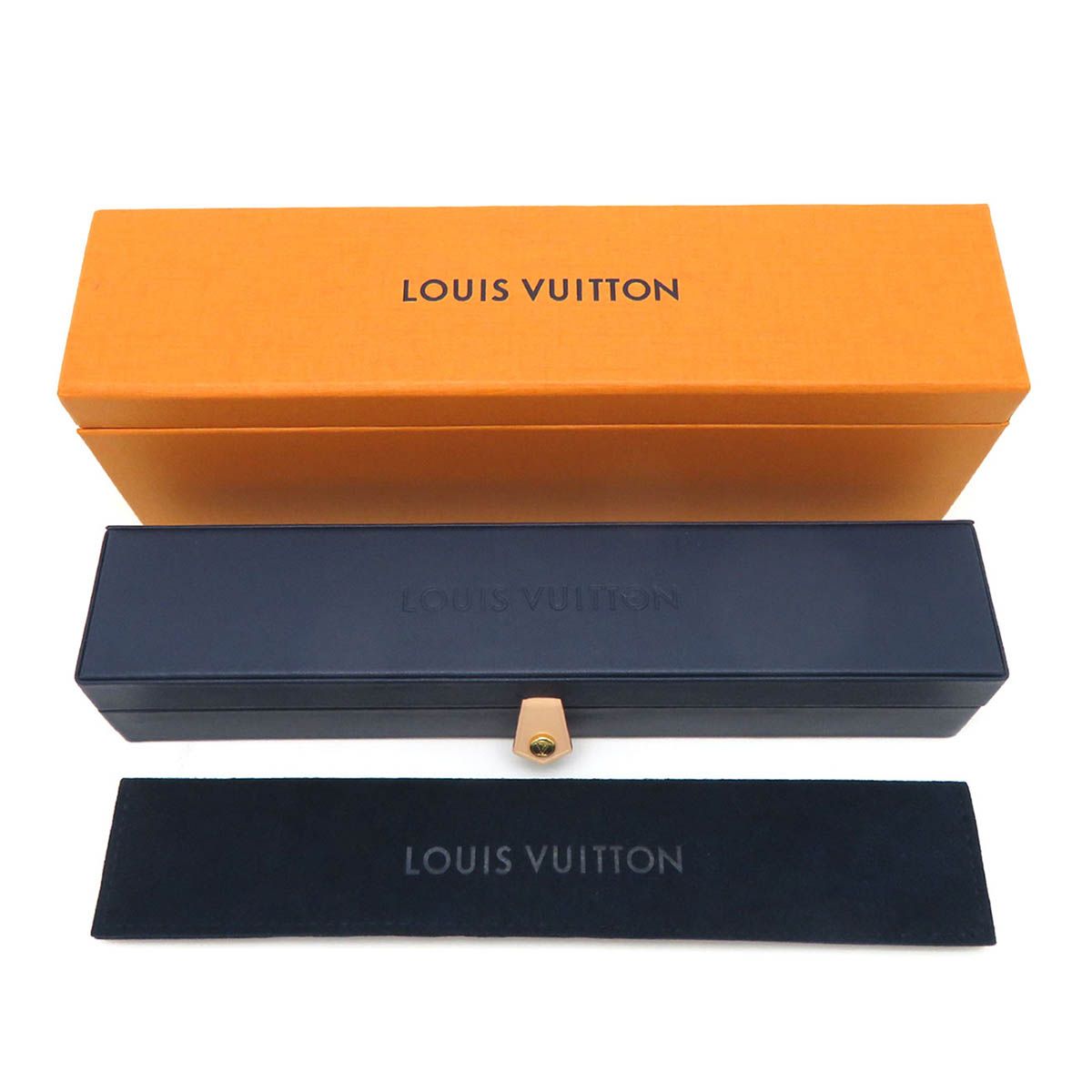 ルイヴィトン ネックレスケース 袋 ユニセックス LOUIS VUITTON【中古