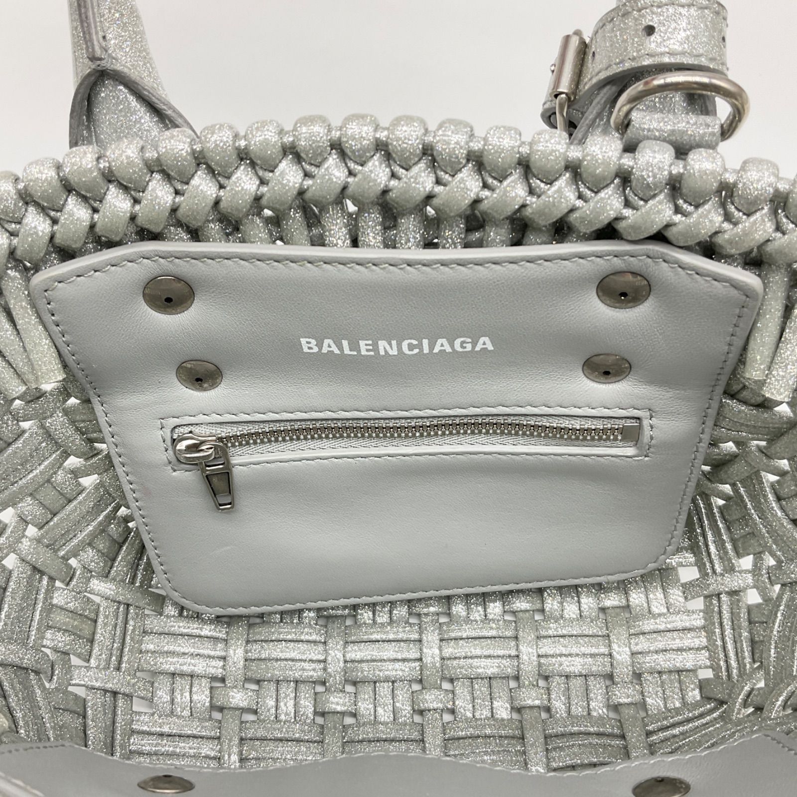 ▽BALENCIAGA バレンシアガ ビストロ XXS ストラップ付きバスケット