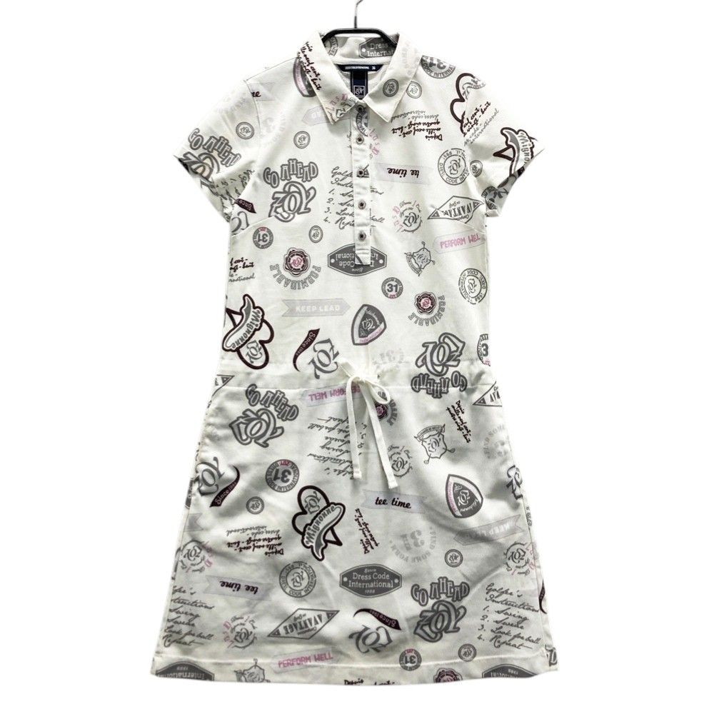 サイズ：36 ZOY ゾーイ 半袖ワンピース 総柄 ホワイト系 [240101593302