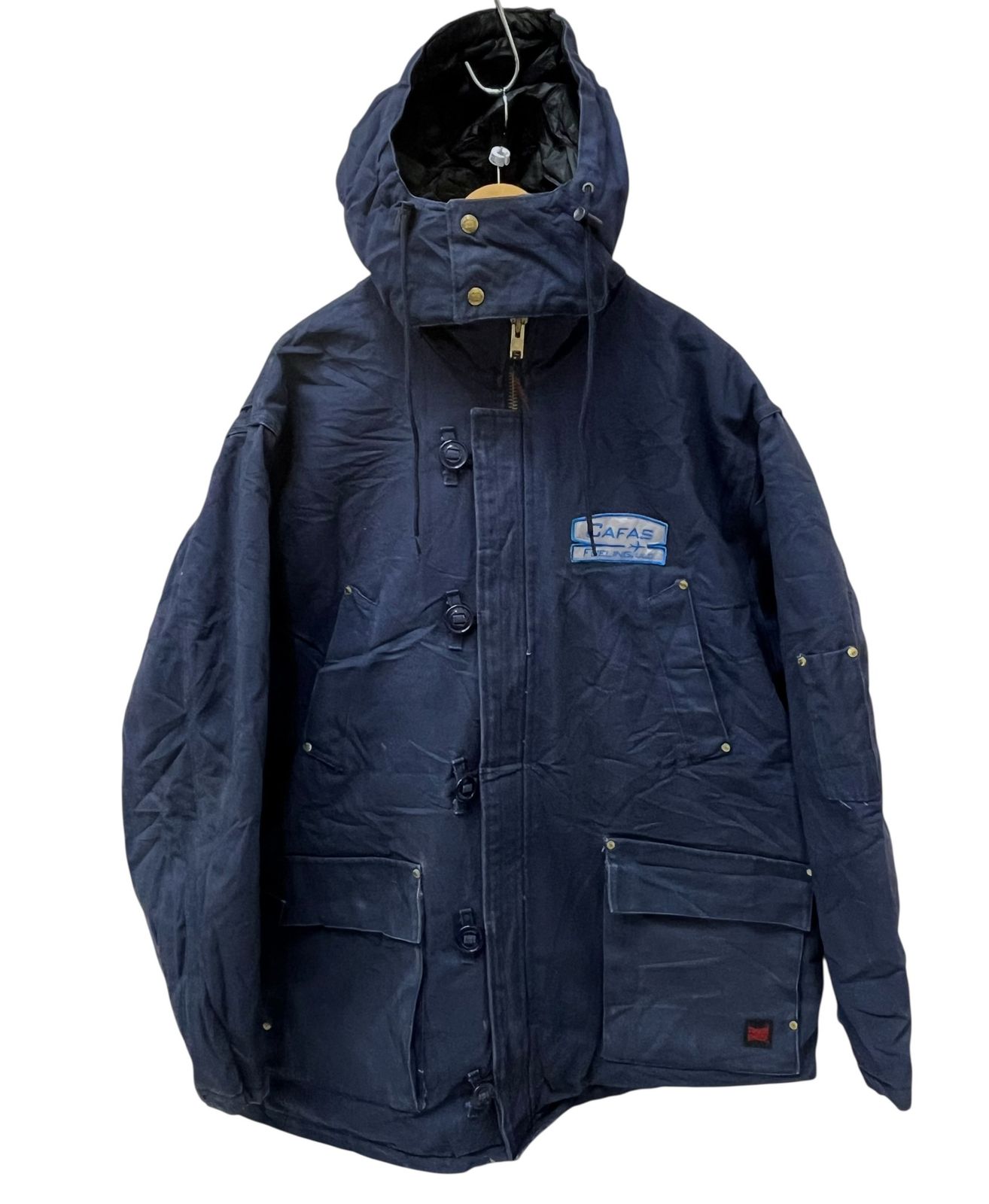 TOUGH DUCK フーデッドダウンコート ダック地 2WAY カナダ製 中綿 企業