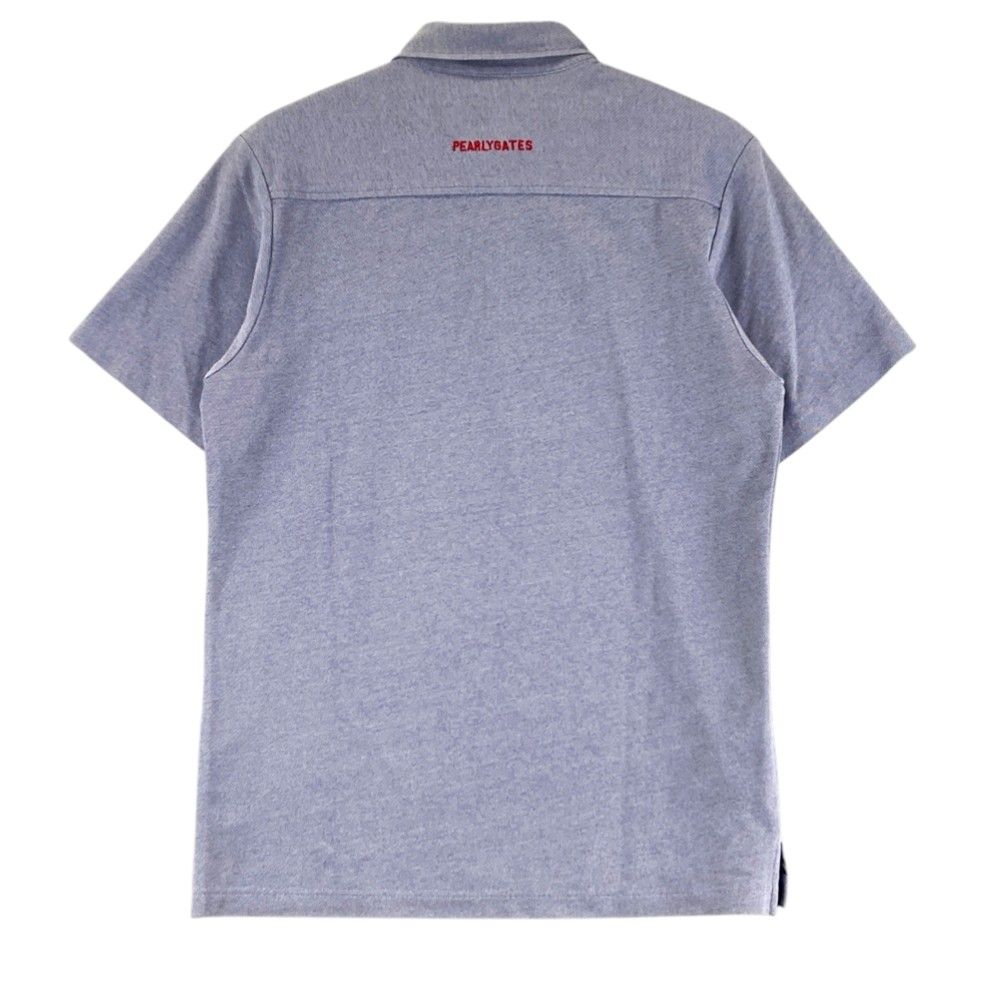 サイズ：4 PEARLY GATES パーリーゲイツ 半袖ポロシャツ ボタンダウン