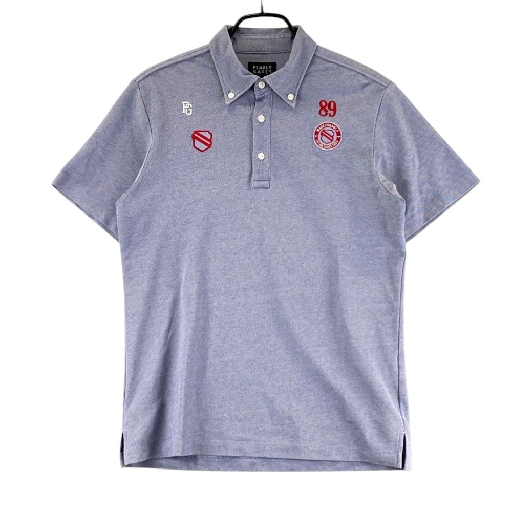サイズ：4 PEARLY GATES パーリーゲイツ 半袖ポロシャツ ボタンダウン