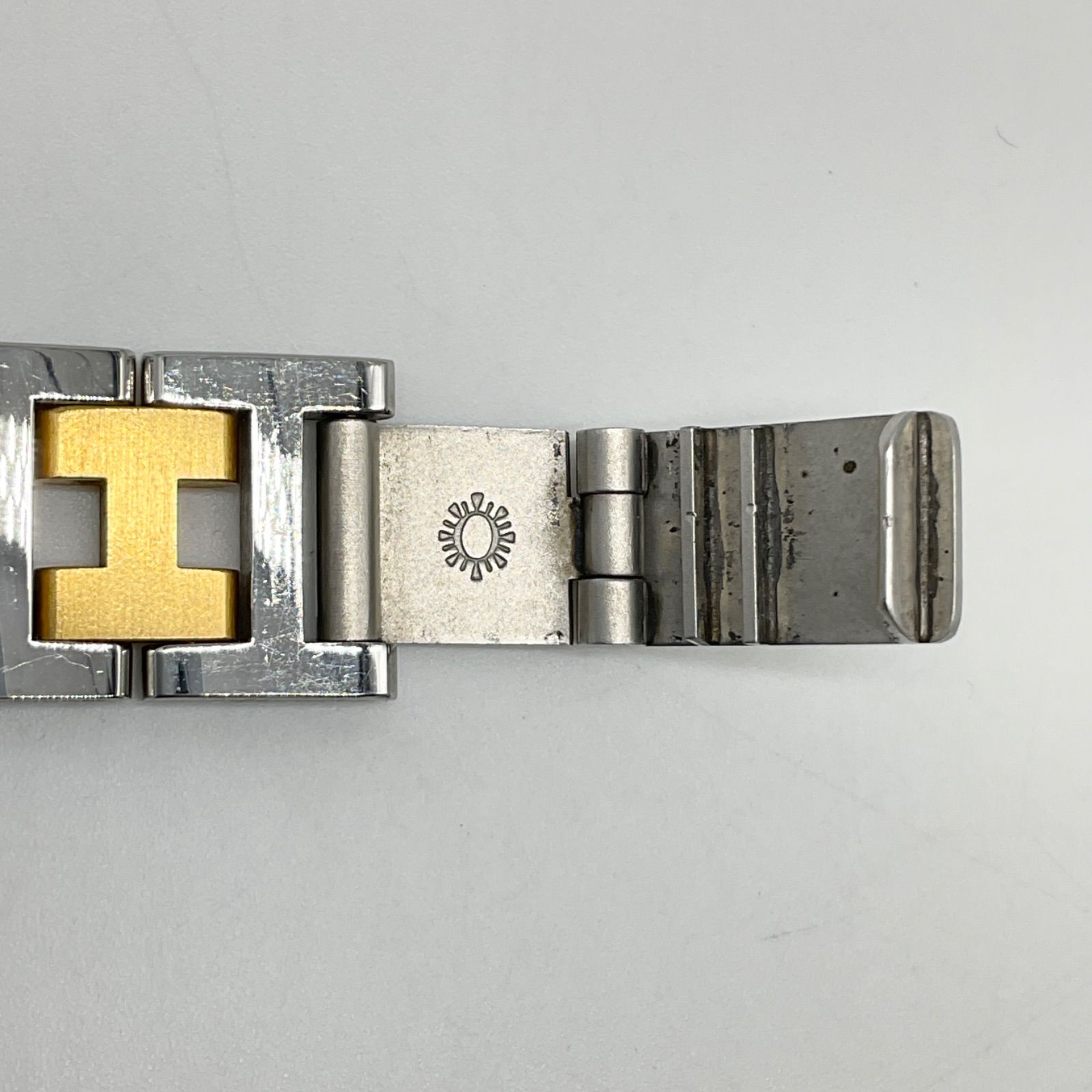 HERMES エルメス アルソー コンビ ゴールド×シルバー 腕時計 
