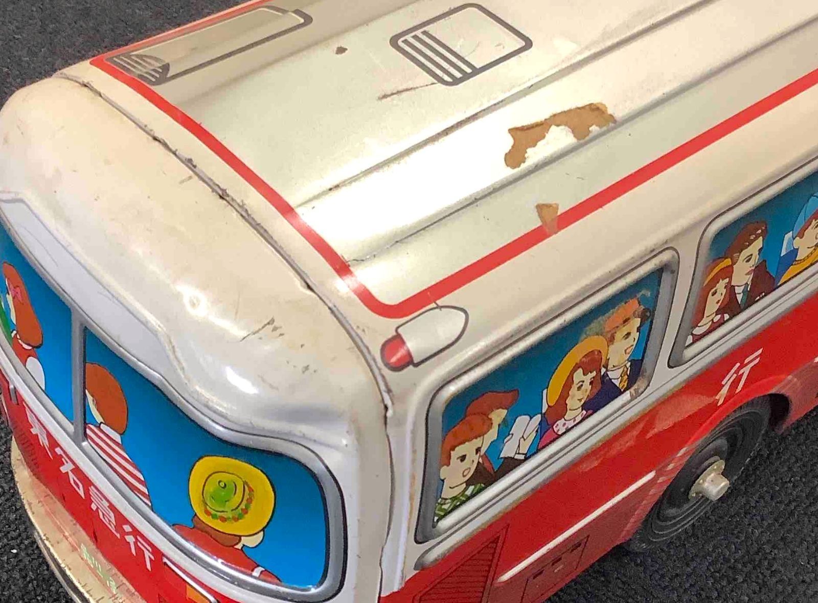ブリキのおもちゃ バス 東名急行 イチコー 昭和レトロ - メルカリ
