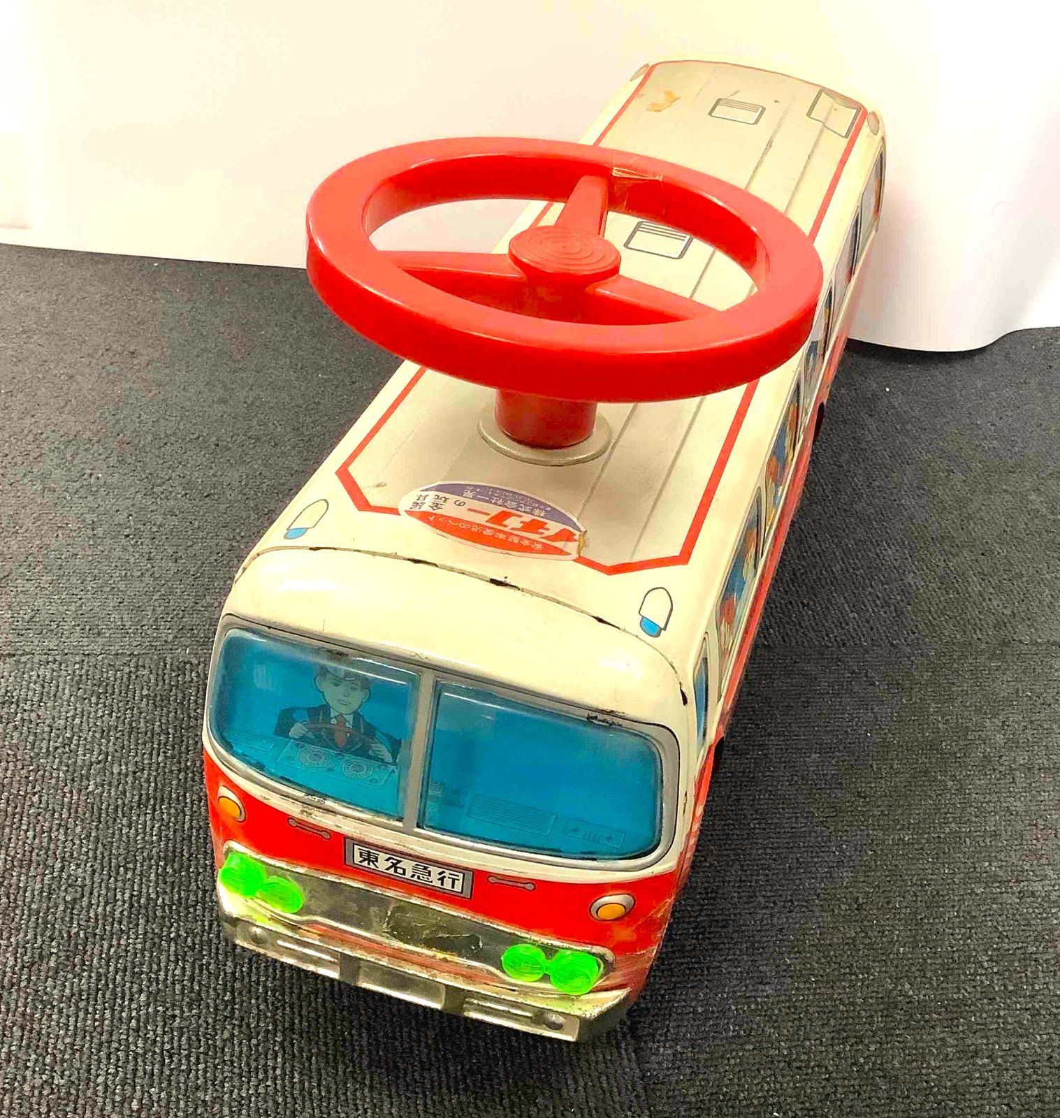 ブリキのおもちゃ バス 東名急行 イチコー 昭和レトロ - メルカリ